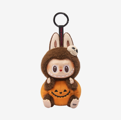 Happy Halloween Party Series-Sitting Pumpkin Vinyl Plush Pendant