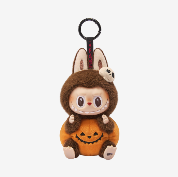 Happy Halloween Party Series-Sitting Pumpkin Vinyl Plush Pendant