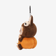 Happy Halloween Party Series-Sitting Pumpkin Vinyl Plush Pendant