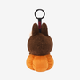 Happy Halloween Party Series-Sitting Pumpkin Vinyl Plush Pendant