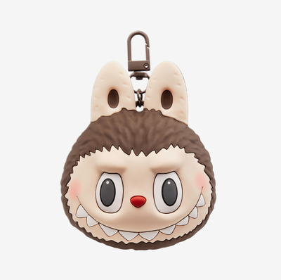 LABUBU Originals-Brown Silicone Earphone Bag