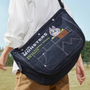 THE MONSTERS FALL IN WILD SERIES-Denim Messenger Bag