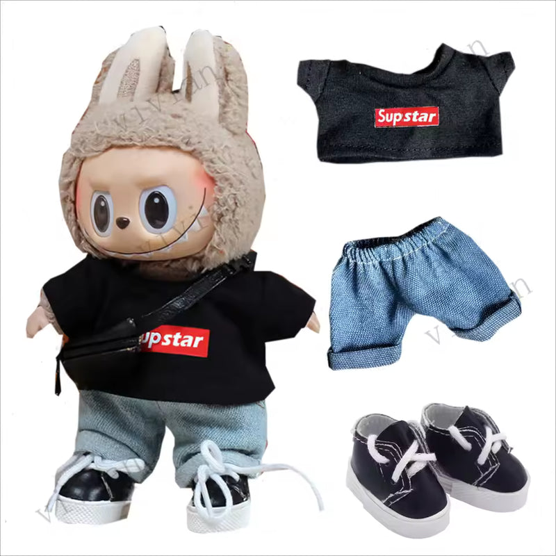 Roupinha Supreme para seu Labubu